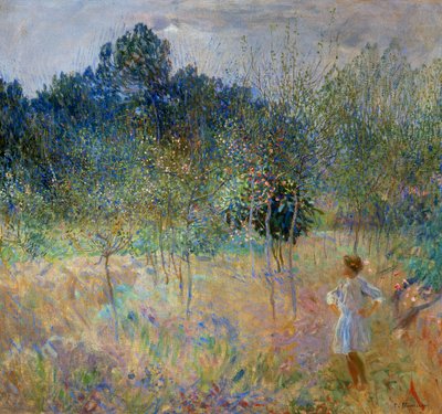 La campagne en fleurs, ou Avril, 1910 - Plinio Nomellini